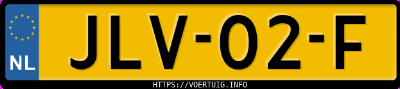 Kenteken afbeelding van JLV02F, zwarte Aion V