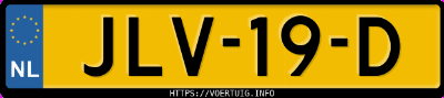 Kenteken afbeelding van JLV19D, grijze Aion V