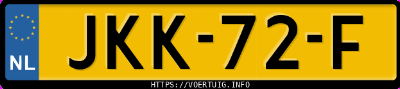 Kenteken afbeelding van JKK72F, grijze Alfa Romeo Stelvio 2.0 Q4