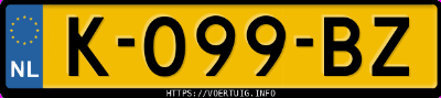 Kenteken afbeelding van K099BZ, zwarte Alfa Romeo 4C