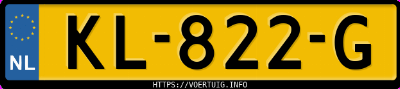 Kenteken afbeelding van KL822G, rode Alfa Romeo Giulia 2.2 Jtdm