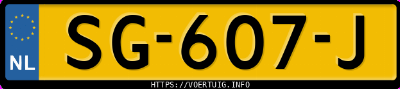 Kenteken afbeelding van SG607J, zwarte Alfa Romeo Giulia 2.0 Q4