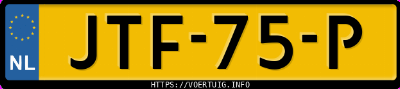 Kenteken afbeelding van JTF75P, grijze Aston Martin Dbx S