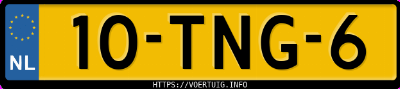 Kenteken afbeelding van 10TNG6, zwarte Audi A4 Avant 1.8tfsi
