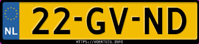 Kenteken afbeelding van 22GVND, grijze Audi A4 2.0