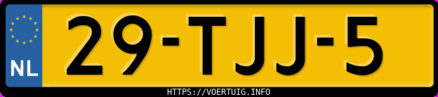 Kenteken afbeelding van 29TJJ5, zwarte Audi A6 Allroad Quattro