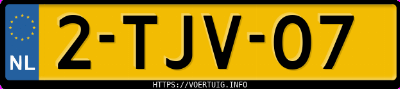 Kenteken afbeelding van 2TJV07, zwarte Audi A3 Limousine Li 1.4tfsi Cod