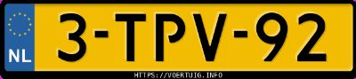 Kenteken afbeelding van 3TPV92, grijze Audi A5 Sportback 2.0tfsi