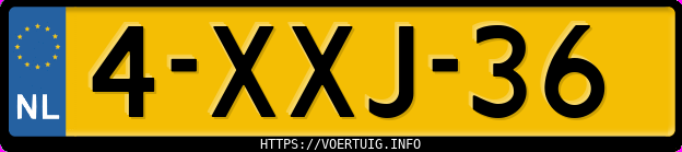 Kenteken afbeelding van 4XXJ36, zwarte Audi A3 Sportback 1.6tdie 1.6tdi
