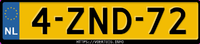 Kenteken afbeelding van 4ZND72, grijze Audi A3 Sportback 1.4 Tfsi S Tronic Design+