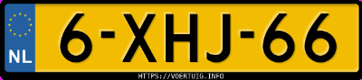 Kenteken afbeelding van 6XHJ66, zwarte Audi A3 Sportback 1.6tdie 1.6tdi