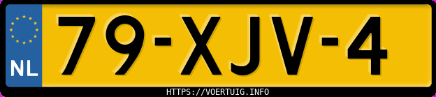 Kenteken afbeelding van 79XJV4, zwarte Audi A5 Sportback 1.8tfsi
