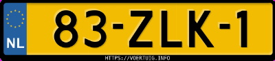 Kenteken afbeelding van 83ZLK1, grijze Audi A6 Limousine 2.0tfsi