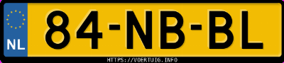 Kenteken afbeelding van 84NBBL, groene Audi A2
