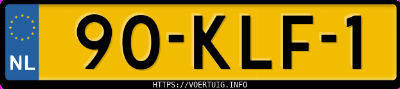 Kenteken afbeelding van 90KLF1, grijze Audi A5 Cabriolet 2.0tfsi