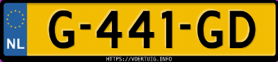 Kenteken afbeelding van G441GD, witte Audi Q2 30 Tfsi