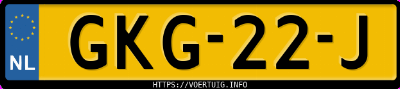 Kenteken afbeelding van GKG22J, grijze Audi A4 Avant 40tfsi 40 Tfsi