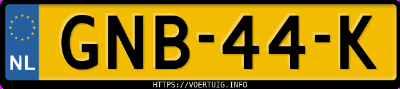 Kenteken afbeelding van GNB44K, grijze Audi Q4 45 E-Tron Quattro