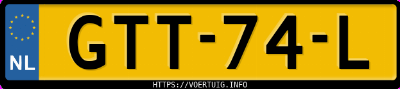 Kenteken afbeelding van GTT74L, grijze Audi Q3 1.4 Tfsi S Tronic Design Style Start