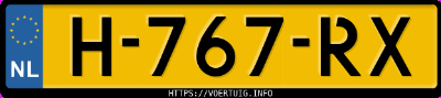 Kenteken afbeelding van H767RX, grijze Audi Q5 2.0 Tdi Quattro S Tronic Comfort