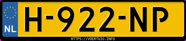 Kenteken afbeelding van H922NP, zwarte Audi Q5 50 Tfsi E