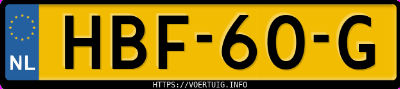 Kenteken afbeelding van HBF60G, groene Audi Q2 35 Tfsi