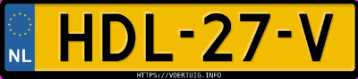 Kenteken afbeelding van HDL27V, grijze Audi Q6 Suv E-Tron S Edition