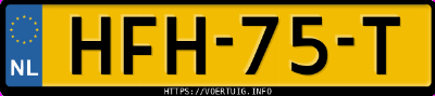 Kenteken afbeelding van HFH75T, grijze Audi Q4 45 E-Tron Quattro