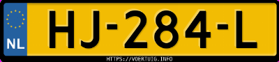 Kenteken afbeelding van HJ284L, grijze Audi Q5 3.2fsi Quattro