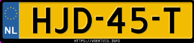 Kenteken afbeelding van HJD45T, zwarte Audi A6 Avant 55 Tfsi E Quattro