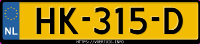 Kenteken afbeelding van HK315D, zwarte Audi A6 Limousine Quattro 3.0tdi Competition