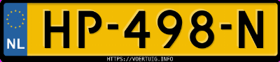 Kenteken afbeelding van HP498N, witte Audi S5 Sportback 3.0 Tfsi Quattro Pro Line