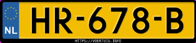 Kenteken afbeelding van HR678B, zwarte Audi Q7 3.0tdi Quattro