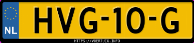 Kenteken afbeelding van HVG10G, zwarte Audi Q8 55 Tfsi E 60 Quattro