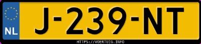Kenteken afbeelding van J239NT, grijze Audi A1 Sportback 30 Tfsi
