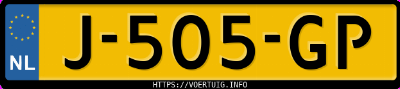 Kenteken afbeelding van J505GP, zwarte Audi SQ5 Tfsi 3.0 Quattro