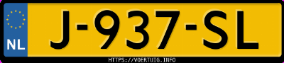 Kenteken afbeelding van J937SL, blauwe Audi E-TRON 50 Quattro