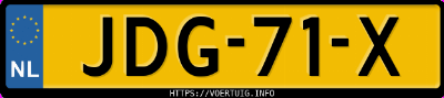 Kenteken afbeelding van JDG71X, witte Audi A6 Avant 55 Tfsi E 55tfsi Quattro