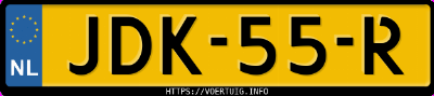 Kenteken afbeelding van JDK55R, grijze Audi Q5 270kw Tfsi E E-Hybrid Quattro