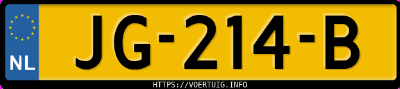 Kenteken afbeelding van JG214B, bruine Audi A6 Allroad Quattro 3.0tfsi