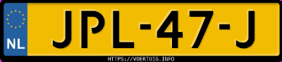 Kenteken afbeelding van JPL47J, grijze Audi S3 Quattro