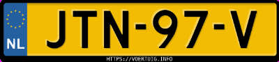 Kenteken afbeelding van JTN97V, blauwe Audi Q3 E-Tron 45 Tfsi E