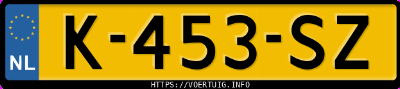 Kenteken afbeelding van K453SZ, zwarte Audi Q7 55 Tfsi E Quattro