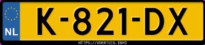 Kenteken afbeelding van K821DX, grijze Audi E-TRON 50 Quattro