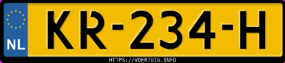 Kenteken afbeelding van KR234H, grijze Audi Q7 3.0 Tdi Quattro Tiptronic Comfort