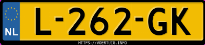 Kenteken afbeelding van L262GK, grijze Audi Q2 35 Tfsi