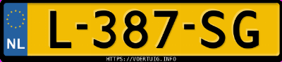 Kenteken afbeelding van L387SG, grijze Audi E-TRON Gt Quattro