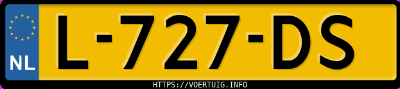 Kenteken afbeelding van L727DS, zwarte Audi Q7 60 Tfsi E Quattro
