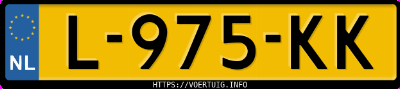 Kenteken afbeelding van L975KK, grijze Audi A4 Avant 35tfsi