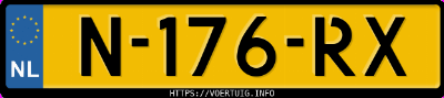 Kenteken afbeelding van N176RX, grijze Audi Q5 Sportback 50 Tfsi E 55 Quattro